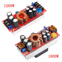 1800W 40A 1200W 20A DC-DC Boost Converter Step Up โมดูล8-60V ถึง12-80V ปรับแรงดันไฟฟ้าที่ชาร์จได้บอร์ดเพิ่มพลังพัดลมทำความเย็น