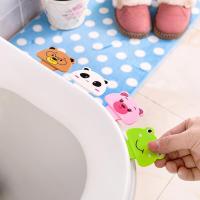 Cartoon Toilet Cover Lifter Seat Handle Holder Bathroom Lid Cover Toilet Bowl Seat Lift Handle Hand Uncovering Toilet Cover