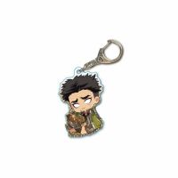 พวงกุญแจอะนิเมะฆ่าปีศาจพวงกุญแจอะคริลิคน่ารัก Brinco Blade Of Ghost Key Chain Kamado Tanjiriu Cosplay Pompom Yaiba จี้พวงกุญแจ