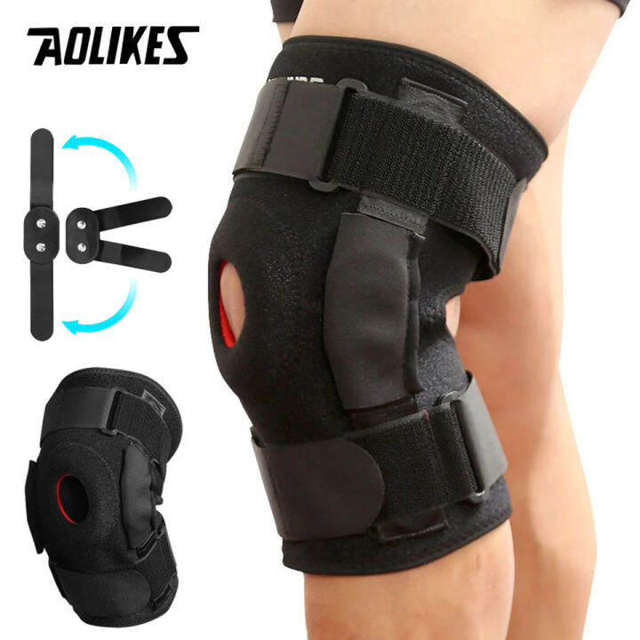 AOLIKES 1PC Knee Joint Brace Support Adjustable Knee Stabilizer Kneepad ...