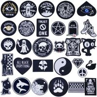 hotx【DT】 Dark Iron Patches Badges for Sew Seam Tailoring Suits of Coat Jacket Trousers T-shirt Pants Ornament Apparel