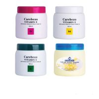 แคร์บิว วิตามินอี บอดี้ครีม 500 มล. Carebeau Vitamin E Body Cream 500 g มี 3 กลิ่น ครีมบำรุงผิว ผสมมอยส์เจอร์ และ วิตามิน อี มีสารสกัด AHA