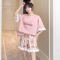 Women Pajama Japan Anime Sailor Girl Short Sleeve T Shirt Shorts Homewear Harajuku Lolita Sweet Pijama INS Kawaii Costume