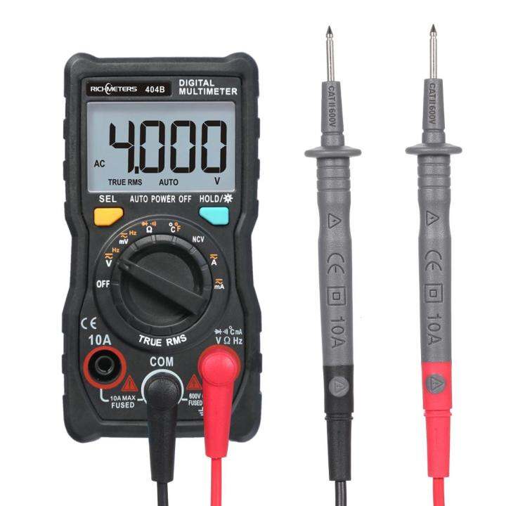 Handheld Digital Multimeter RM404B Multifunction Mini Multi Meter AC/DC ...