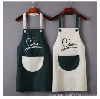 New PVC apron kitchen household sleeveless waterproof antifouling uniform mens and womens fashion lovely gown factory