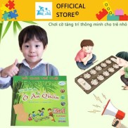 Bộ Trò Chơi Trí Tuệ Ô Ăn Quan 3 Trong 1 Cờ Vây Cờ Caro Ô Ăn Quan