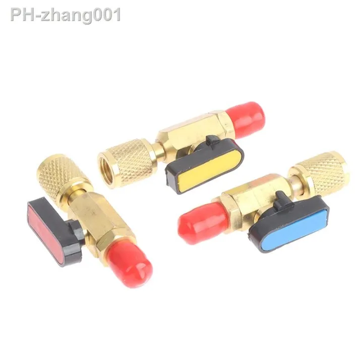 1-4-male-to-1-4-female-straight-ball-valve-charging-hoses-manifold-accessories