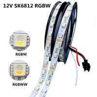 12โวลต์แอดเดรส SK6812 RGBW RGBWW SMD5050แถบไฟ LED 4 IN 1 60 Leds/m พิกเซล LED เทปติดหลอดไฟกันน้ำ IP30 65 67 WS2812B ใกล้เคียงกัน