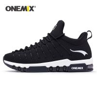 ONEMIX New Hot Style Men Tennis Shoes Lace Up Breathable Comfortable Sneakers Womens Sport Shoes Outdoor Running Shoes Man