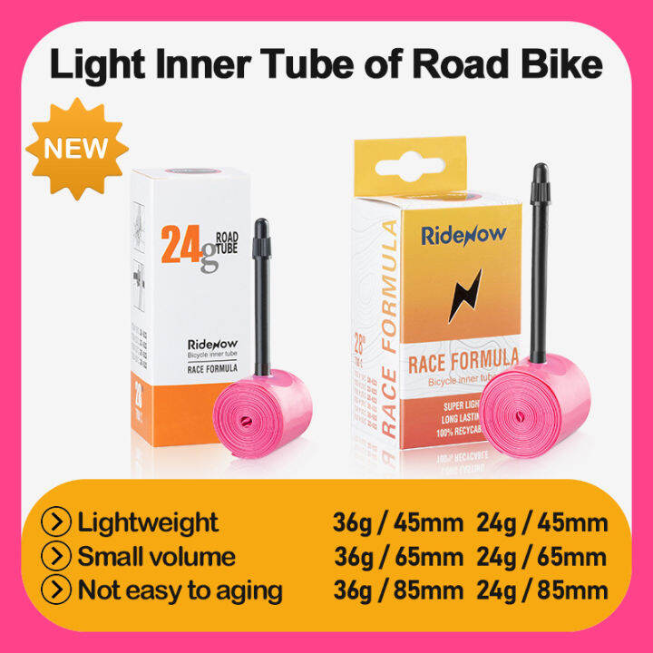 RideNow 700C Inner Tube 36g Ultra-light Bike Inner Tube 700C*18 ...