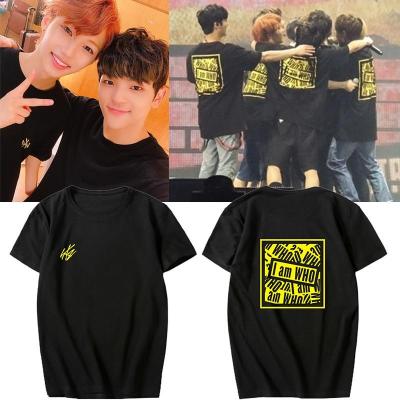 Stray Kids I am Who Korean shirt women men Summer Print T-shirts harajuku Cotton Short Sleeve Top Tshirts