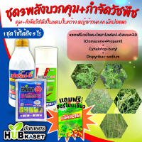 ชุด3พลังบวก แซดฟรีเวย์+ไซฮาโลฟอป+ดิสแบค20 1ลิตร+500ซีซี+100กรัม (โคลมาโซน+โพรพานิล+ไซฮาโลฟอป-บิวทิล+บิสไพริแบค-โซเดียม) ฟรีมัสแตง 1 ซอง