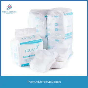 40 Pieces. Trusty Pull Up Adult Pants Diapers (XL)