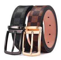 ? LVS-BELT ?เข็มขัด เข็มขัดผู้ชาย ลายตาราง ? ยาว130CM.เอว30-48  พร้อมส่งได้ทันที✅