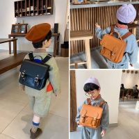 【Hot Sale】 Boys schoolbag simple Korean version of kindergarten male baby 3-6 years old college style cute and versatile childrens backpack 5