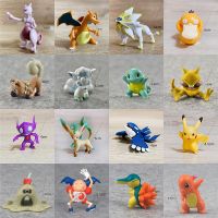 【CW】 3-5cm Pokemon Charizard Pikachu Squirtle Eeveelution Litten Charmander Mimikyu Venusaur Psyduck Anime Action Figure Model Toys