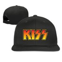 fashion kiss cool band unisex adjustable snapback baseball cap hat one size black