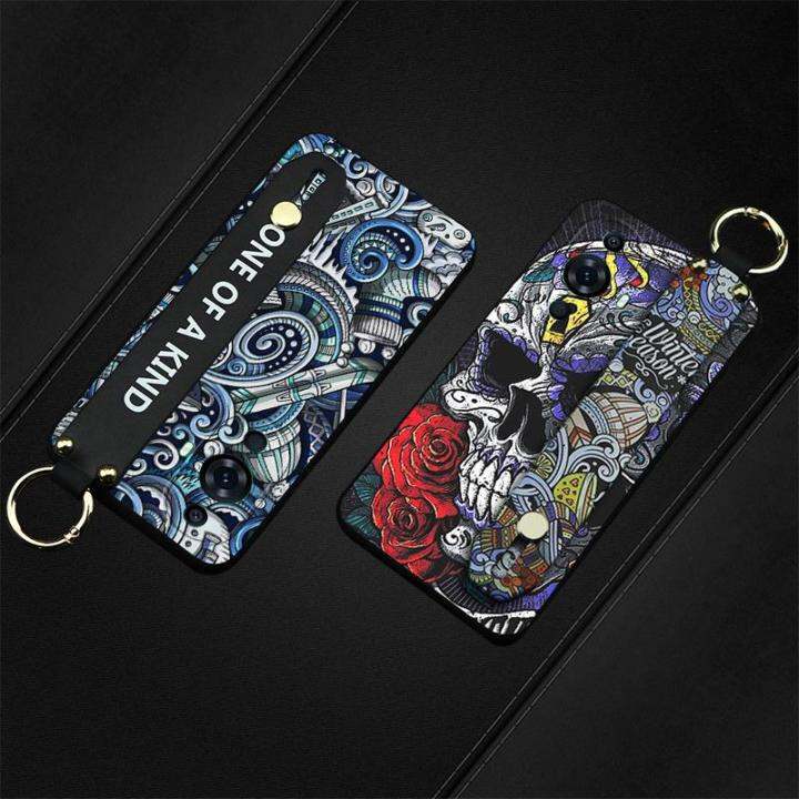 lanyard-soft-case-phone-case-for-huawei-nova11-pro-nova11-ultra-wrist-strap-cartoon-fashion-design-graffiti-kickstand