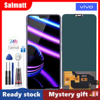 Salmatt หน้าจอ TFT ขนาด6.28นิ้วสำหรับ X21iA Vivo X21i X21i จอแสดงผล LCD แผงหน้าจอสัมผัสเครื่องอ่านพิกัดแทนการประกอบสำหรับ Vivo X21I แอลซีดี