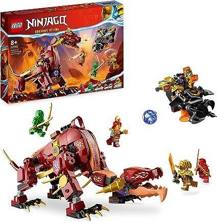 LEGO 71793 NINJAGO Heatwave Transforming Lava Dragon Toy, Dragons ...