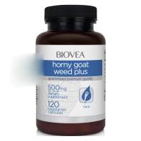 BIOVEA HORNY GOAT WEED PLUS (with MACA) / 120 Vegetarian Capsules