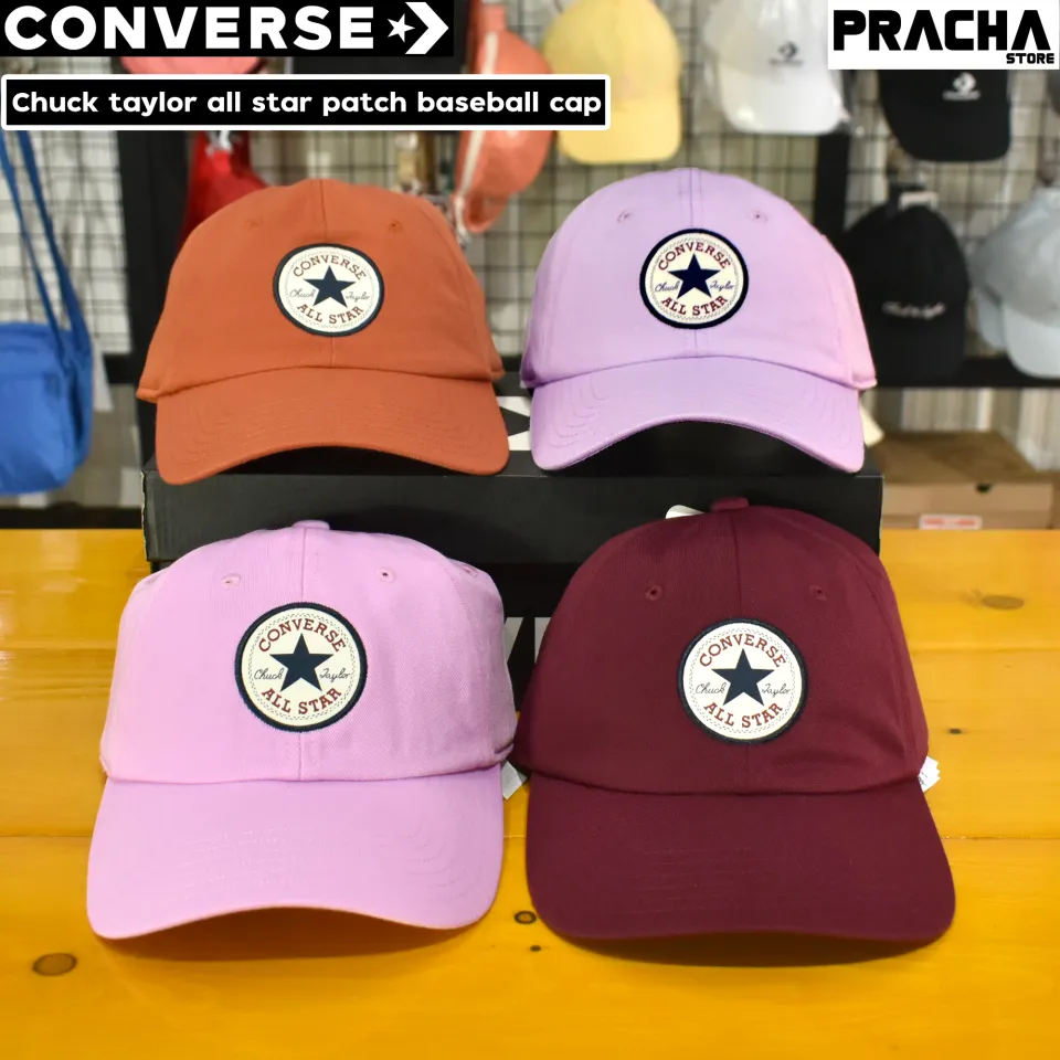 Converse Chuck Taylor All Star Patch Baseball Hat in Red