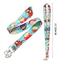 Kawaii South Park Cartoon Animation Rope Id Card Lanyard Tag Hanging Neck Chain