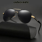 Cabecade Chất Lượng Cao Kính Râm Phân Cực Mới Kính Phi Công Retro Cho Nam