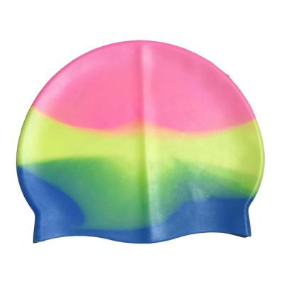 หมวกว่ายน้ำผู้หญิงหมวกว่ายน้ำ LYM3883ยืดหยุ่นน้ำหนักเบาสวมใส่หมวกดำน้ำใส่สบายยืดหยุ่นได้หมวกอาบน้ำ