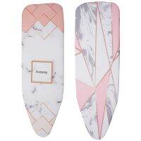 2x 140X50CM Fabric Marbling Ironing Board Cover Protective Press Iron Folding 2 &amp; 3