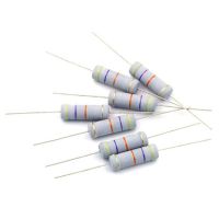 【CW】 10pcs 5W 5 Carbon Film resistor 1R 1M 2.2R 10R 22R 47R 51R 100R 150R 470R 1K 4.7K 10K 47K 1 2.2 10 22 47 51 100 150 470 ohm