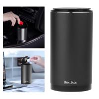 hot【DT】 Car Trash Bin Alloy Garbage Can Waste Rubbish Basket Organizer Storage Holder Accessories