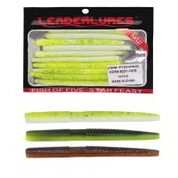 30pcs Soft Wacky Worm fishing Lure 100mm Silicone Fishing Lure Texas Rig Wacky Rig Artificial bait