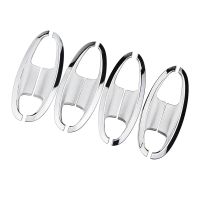 8Pcs Car Chrome Exterior Door Handle Bowl Cover Cup Cavity Trim Insert Catch Molding Garnish for Ford Ecosport 2013-2017