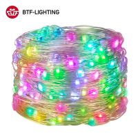 WS2812B RGBIC Christmas Lights LED String 5 m 50 leds WS2812 Birthday Party Room Decoration Light Addressable Individually DC5V