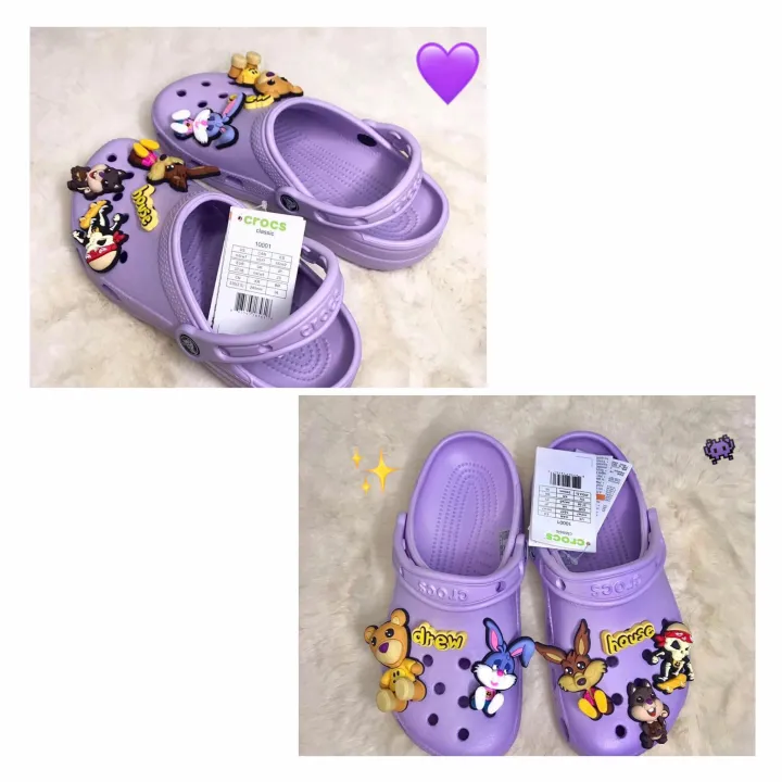 รองเท้าแตะCrocs X Justin Bieber รองเท้าผู้หญิง สวยๆ หลายสี ไซส์ 36 ถึง