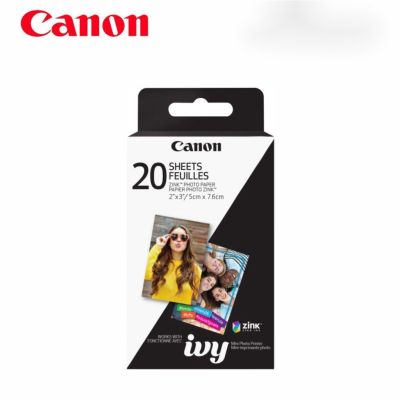 【20pcs Canon Pv-123 Print photo paper กระดาษรูปภาพ Zink สําหรับเครื่องพิมพ์ภาพขนาดเล็ก