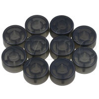 +10PCS Black Plastic Protection Cap for Electric Guitar Effect Pedal Knobhot