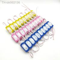 ✱ 10pcs LED Car Module Light 12v RGB Colorful White 6000k Red Green Blue Yellow Pink Injection Len Module Truck Lightbox IP67