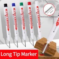 3Pcs/set 20mm Long Mouth Marker Pen Long-Tip Bathroom Carpentry Ceramic Tile Woodworking Deep Hole Decoration Quick Drying OilHighlighters  Markers