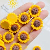 20 Pcs New Lovely Mini Cartoon Simulation Chrysanthemum Resin Scrapbook Diy Jewellery Hairpin Accessories Decorate Craft Artificial Flowers  Plants