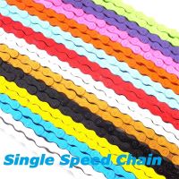 Fixed Gear Bike BMX Single Speed Chain With Links 98L City Retro Bicycle Tricycle Chain Red Pink Gold Orange Blue Yellow