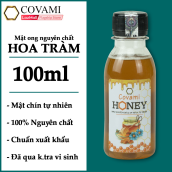 Mật ong nguyên chất hoa tràm COVAMI 100ml, nguyên chất, an toàn, cam kết đúng chất lượng