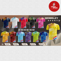 เสื้อกีฬา พิมพ์ลาย เนื้อผ้าดี ราคาส่ง จากโรงงาน ยี่ห้อ Wembley Sport ปี 2023