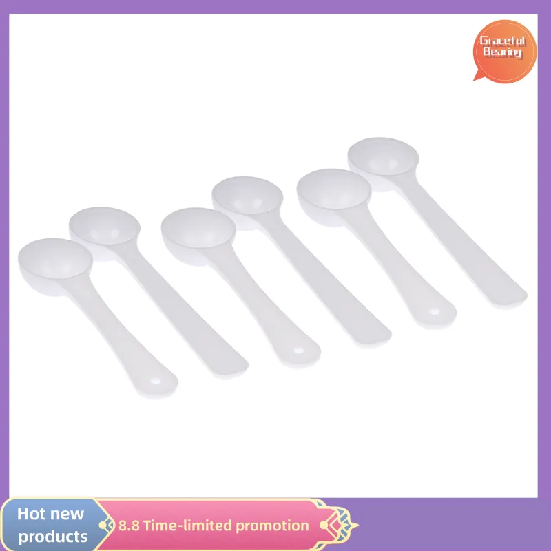 1ML Spoon 0.5g PP Scoop 0.5 gram Plastic Measuring Scoop for milk