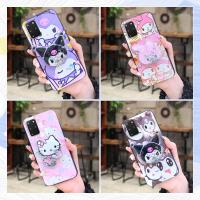 TPU cartoon Phone Case For Samsung Galaxy S20 Plus/S20+/SM-G985F foothold Silicone Soft Case Anti-dust Durable glisten