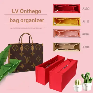 Louis Vuitton On the Go Bag GM Insert in Red, Women's Fashion