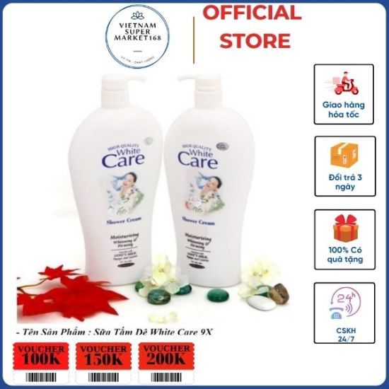 Combo 2 chai sữa tắm dê care cao cấp siêu lớn dung tích 1200ml hương thơm - ảnh sản phẩm 1