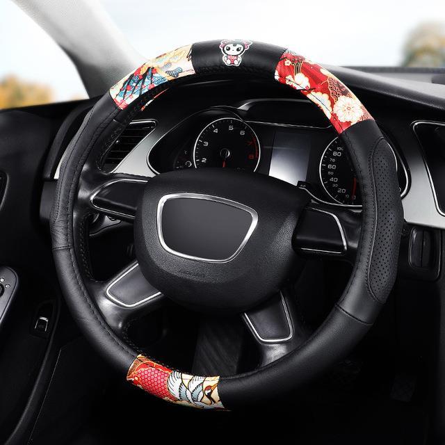 national-tide-style-universal-real-leather-car-steering-wheel-cover-38cm-sport-styling-auto-steering-wheel-covers-15-inches