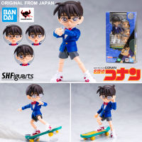 Model โมเดล ของแท้ 100% Bandai S.H.Figuarts Detective Conan ยอดนักสืบจิ๋ว โคนัน Shinichi Kudo คุโด้ ชินอิจิ Conan Edogawa โคนัน เอโดงาวะ Tracking Edition Ver Original from Japan Figma ฟิกม่า Anime ขยับแขน-ขาได้ อนิเมะ การ์ตูน มังงะ manga Figure ฟิกเกอร์